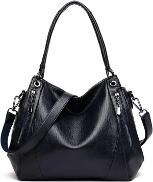 Hobo Bags for Women Leather Purses and Handbags Large Hobo Purse Shoulder Bags with Adjustable Shoulder Strap