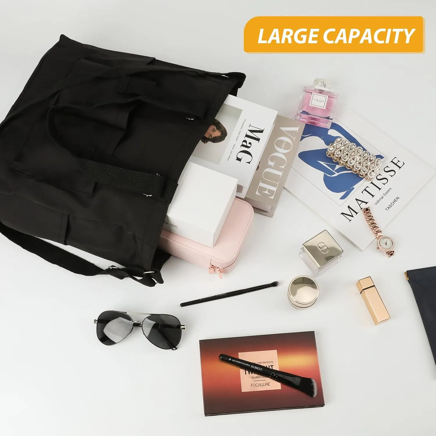 Hobo bags, handbags for women, large-capacity nylon shoulder bags with multiple carrying methods
