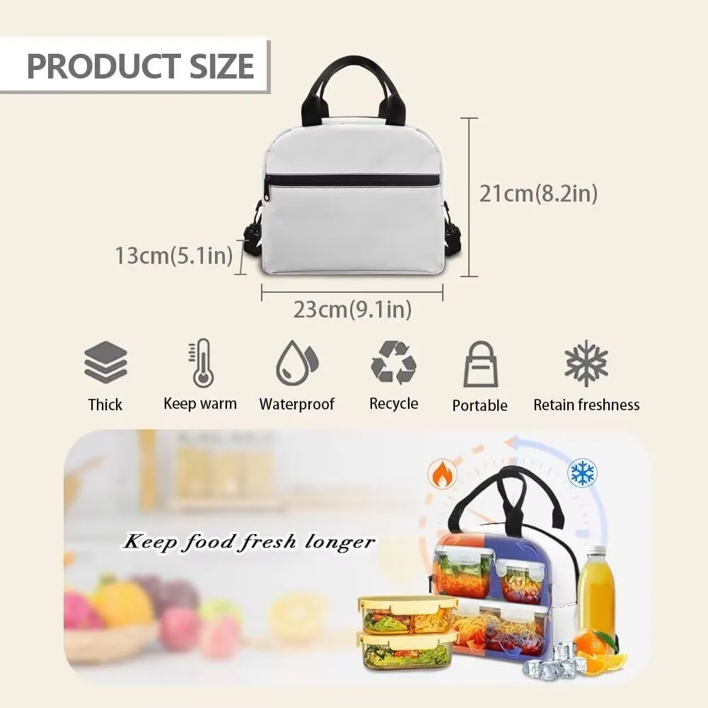 Horeset Brown Bear Print Backpack for Boys Girls School Bag with Picnic Lunch Bag Water Bottle Holder Bag, Breathable College Students Shoulder Bags with Adjustable Shoulder