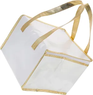 Insulated Food Bag Reusable Cooler Tote for Takeout for Packing Seafood Vegetables and Desserts Capacity and Design for Outdoor Use