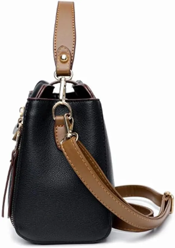 JSEIAJB Women's Small Bucket Shoulder Bags Gift Bags Ladies Casual Solid Colour Tote Handbag