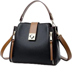 JSEIAJB Women's Small Bucket Shoulder Bags Gift Bags Ladies Casual Solid Colour Tote Handbag