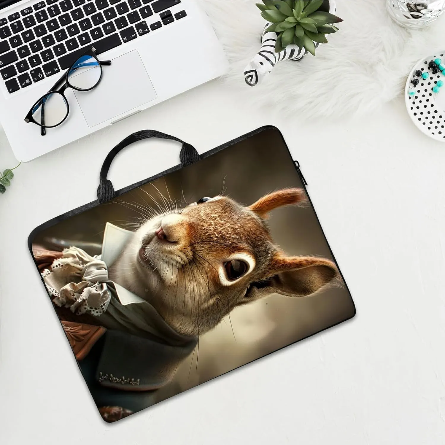 Laptop Shoulder Bag Sleeve Case for Women Men, Computer Handbag Suitable