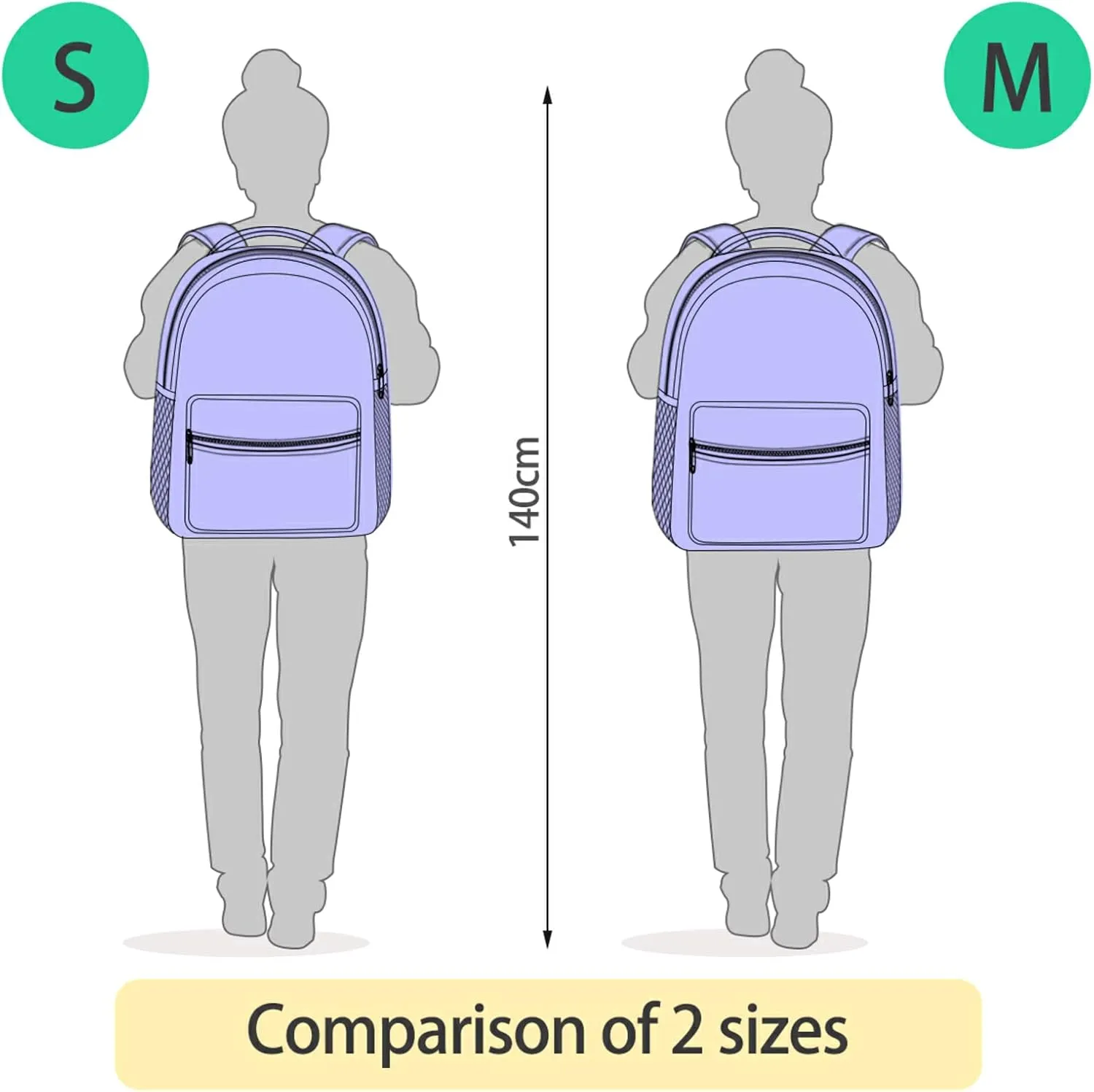 Large Capacity Backpack for School Trips Bohemian Bison Lightweight Student Bags Multifunctional Laptop Bag