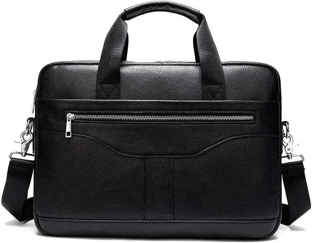 Leather Laptop Bags for Men Full Grain Large Leather Messenger bag for men  with rustic look Best leather briefcase