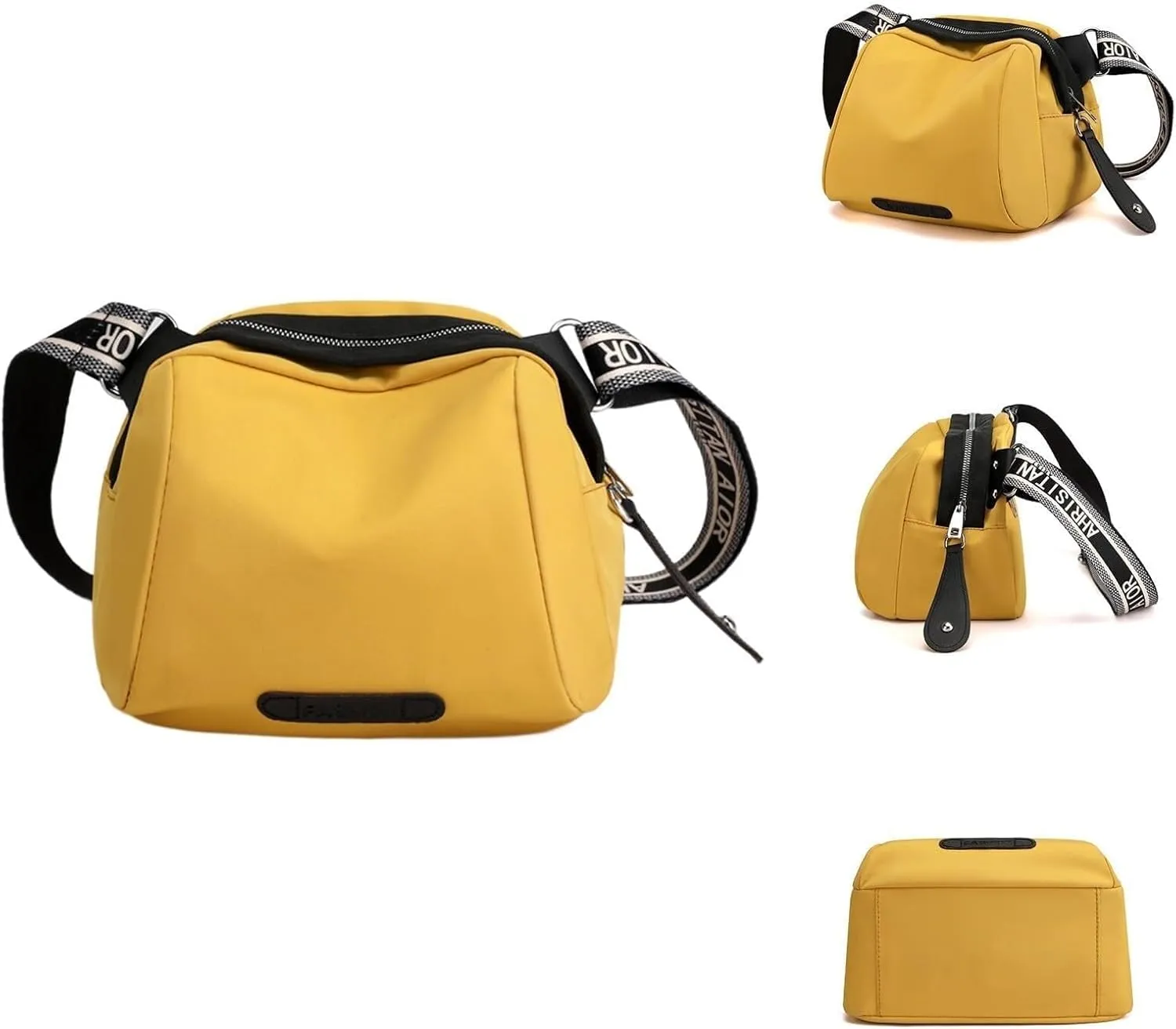 Lightweight Nylon Canvas Bag Multi-Pocket Top Handle Work Bags Crossbody Ladies Fashion Casual Shoulder Bags