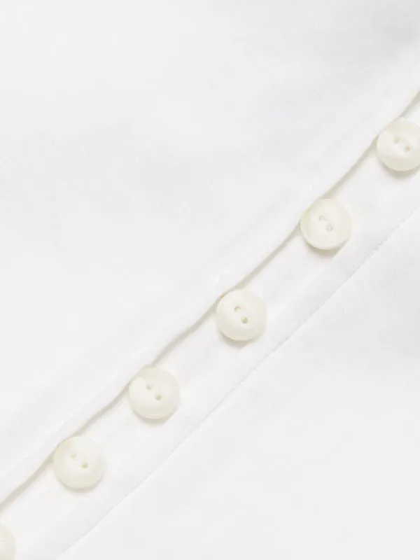 Linen dress rag & bone sleeveless criseli, white