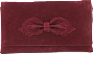LONI Gorgeous Faux Suede Envelop Style Bridal Wedding Evening Clutch Party Purse Hand Bag