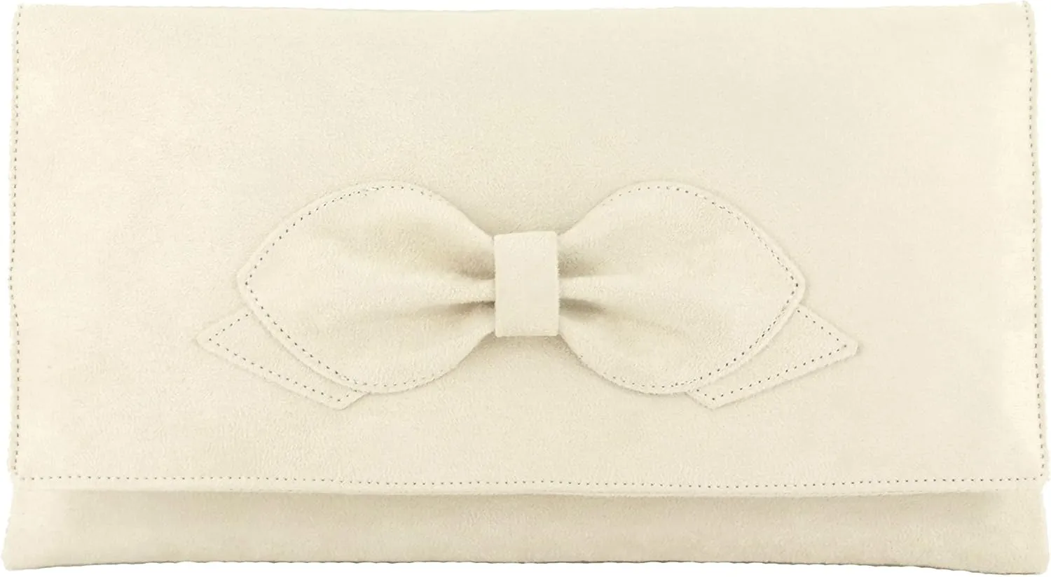LONI Gorgeous Faux Suede Envelop Style Bridal Wedding Evening Clutch Party Purse Hand Bag