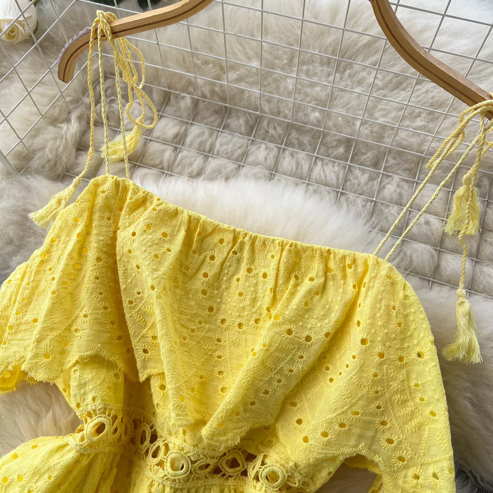 Madeline Hollow out Dress