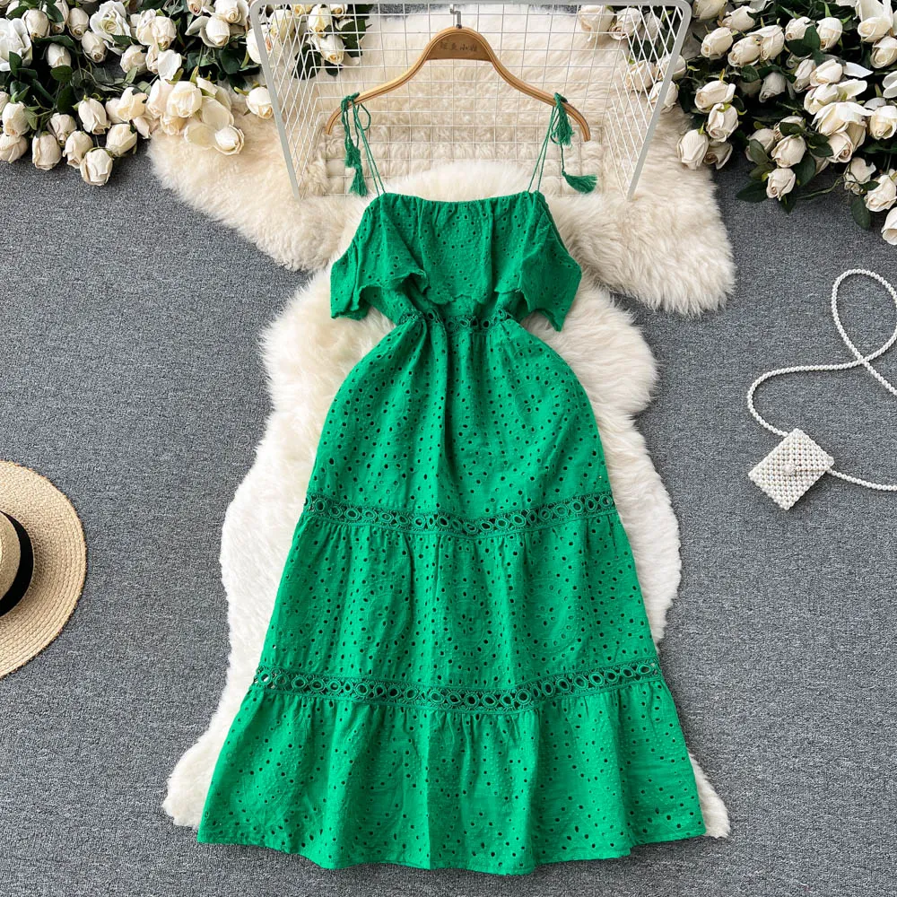 Madeline Hollow out Dress