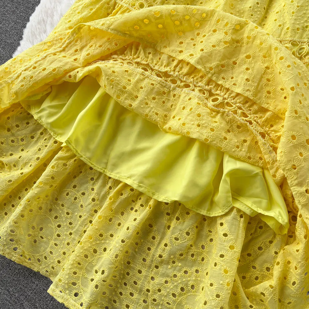 Madeline Hollow out Dress
