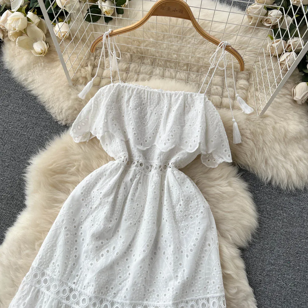 Madeline Hollow out Dress