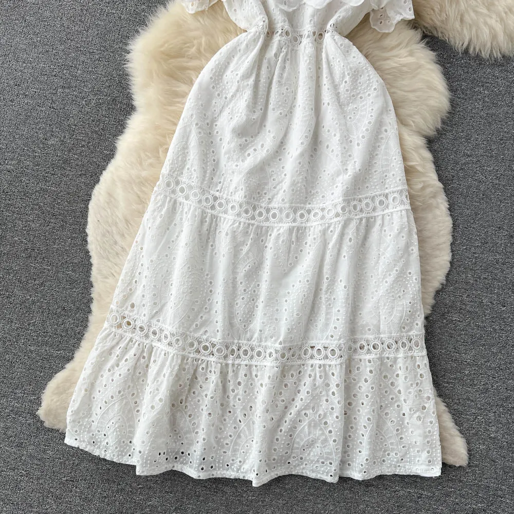 Madeline Hollow out Dress