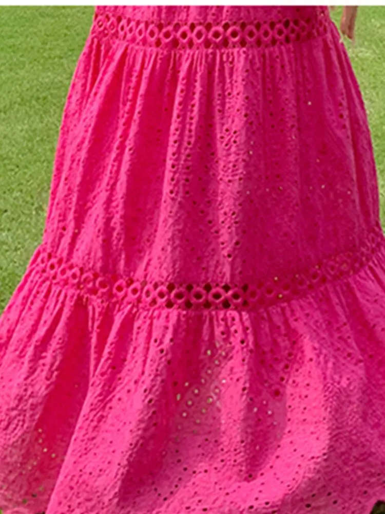 Madeline Hollow out Dress