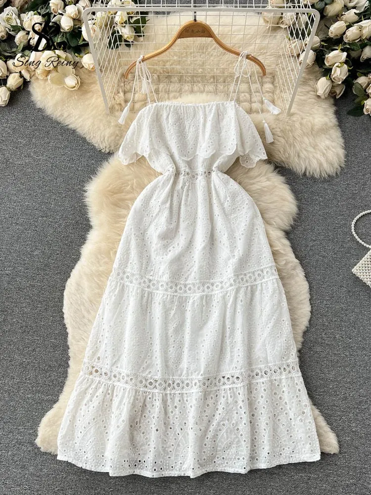 Madeline Hollow out Dress