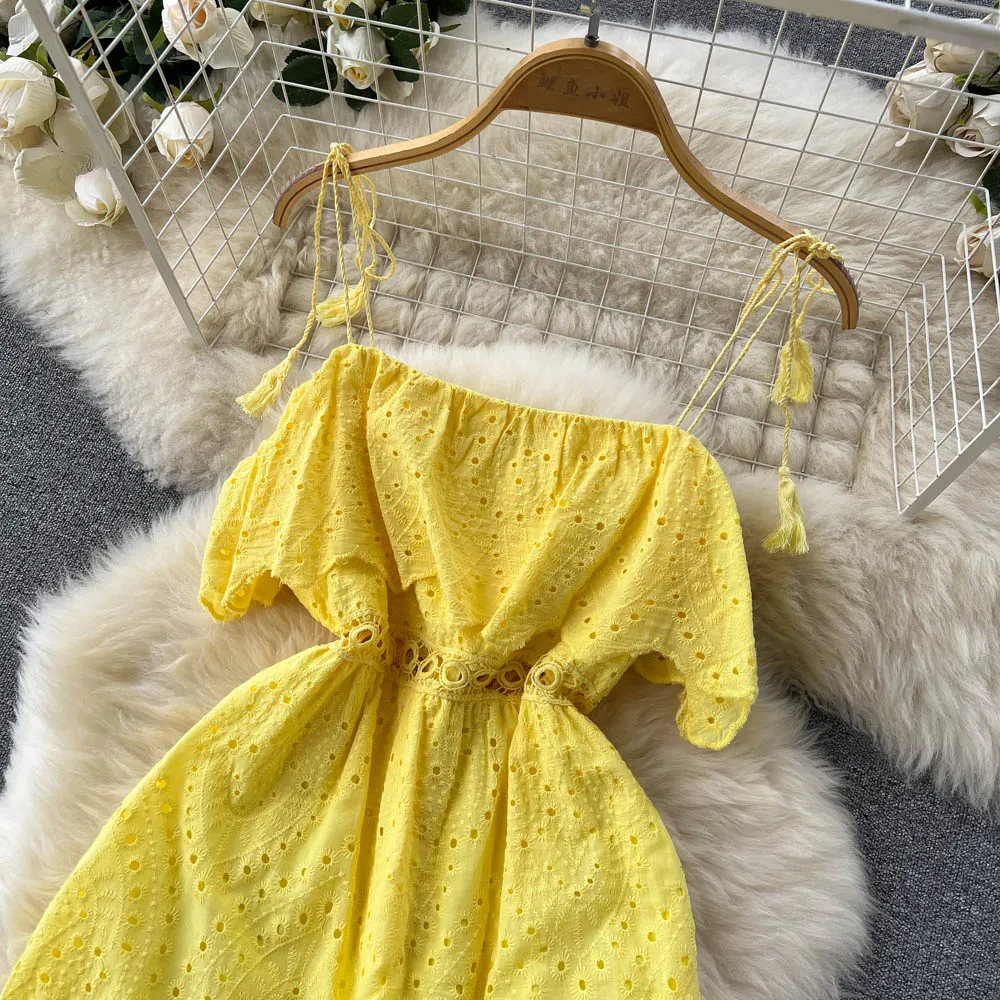 Madeline Hollow out Dress