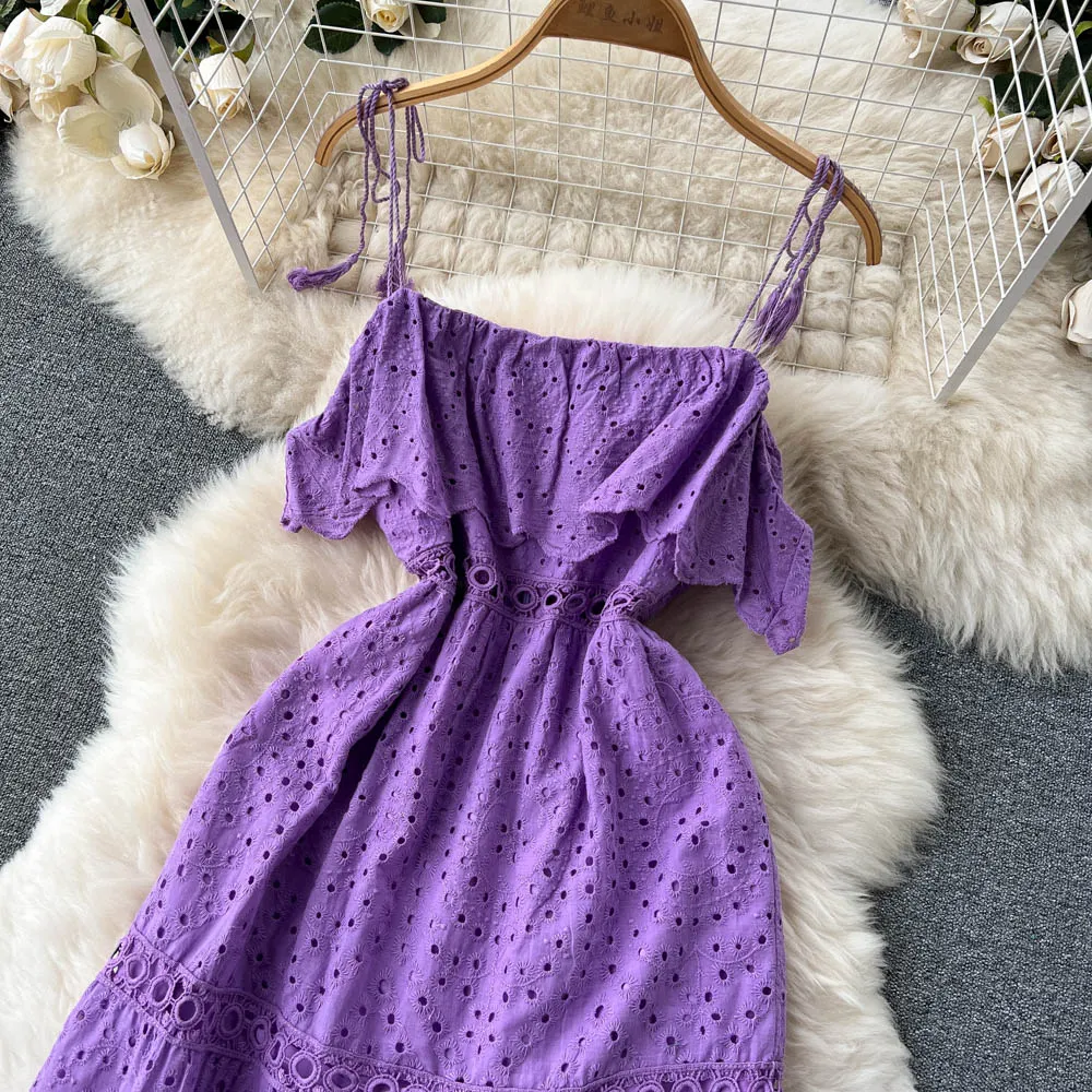 Madeline Hollow out Dress