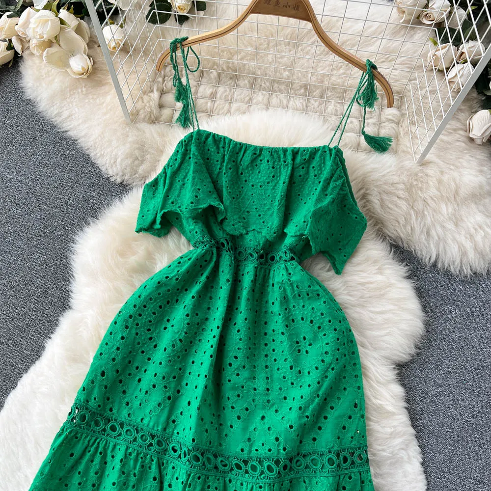 Madeline Hollow out Dress