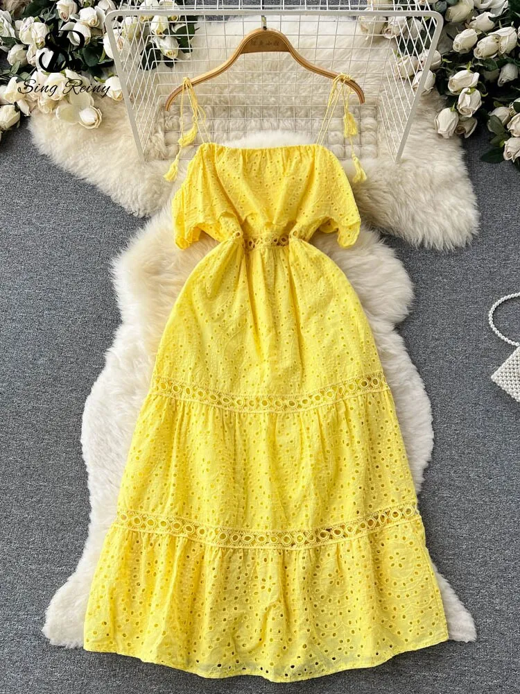 Madeline Hollow out Dress