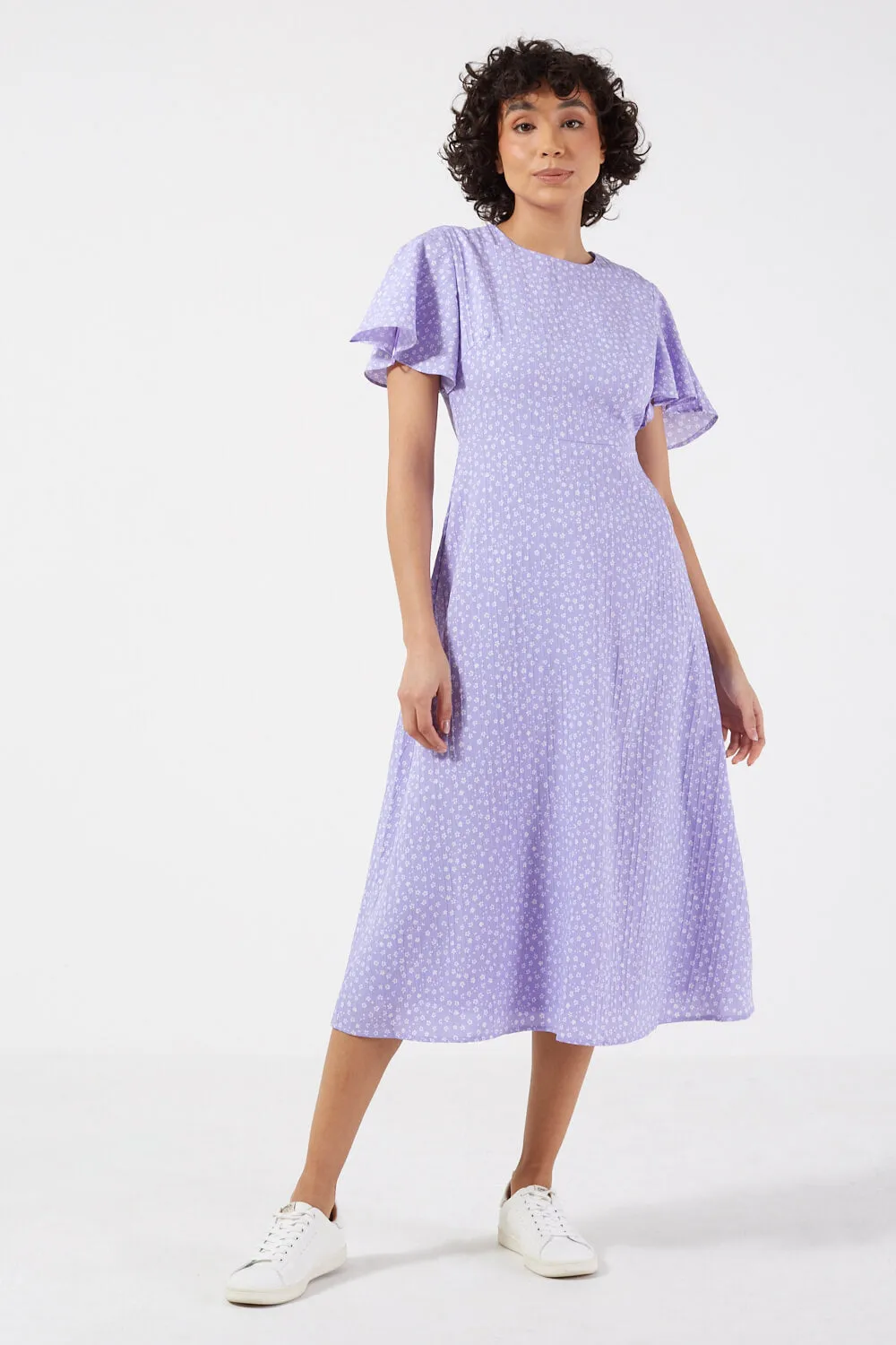 Marc Angelo Short Sleeve Midi Dress