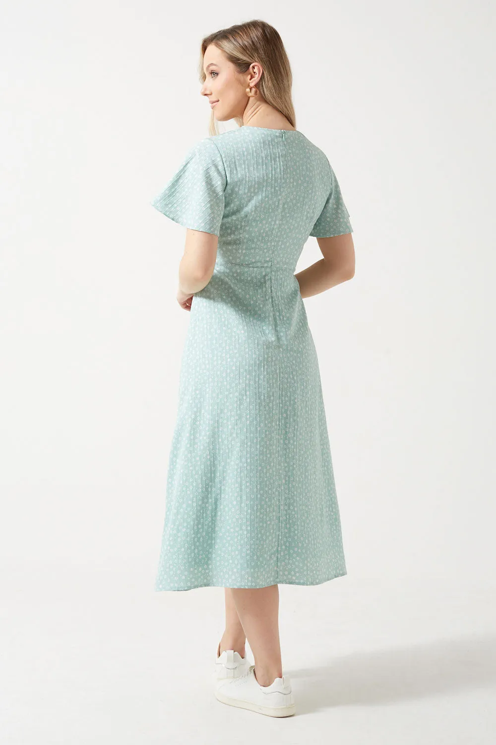 Marc Angelo Short Sleeve Midi Dress