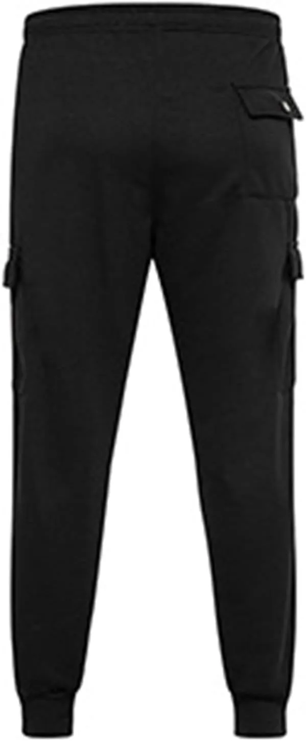 Men's Casual Jogger Pants Elastic Waist Drawstring Relax Fit Multi Pockets Breathable Athletic Daily Outdoor