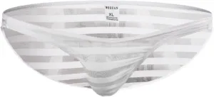 Men's Sheer Sexy Underwear Fashion Striped Bulge Pouch Briefs Lightweight Breathable Gay Underpants Sissy Panties