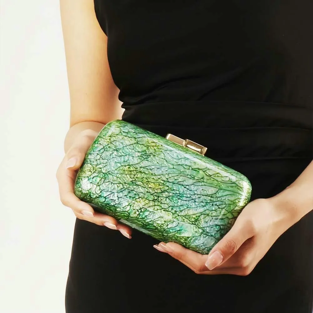 Molodo Acrylic Evening Clutch Purses for Women Elegant Evening Bag Gorgeous Handbag Shoulder Bag Wedding Party 2025
