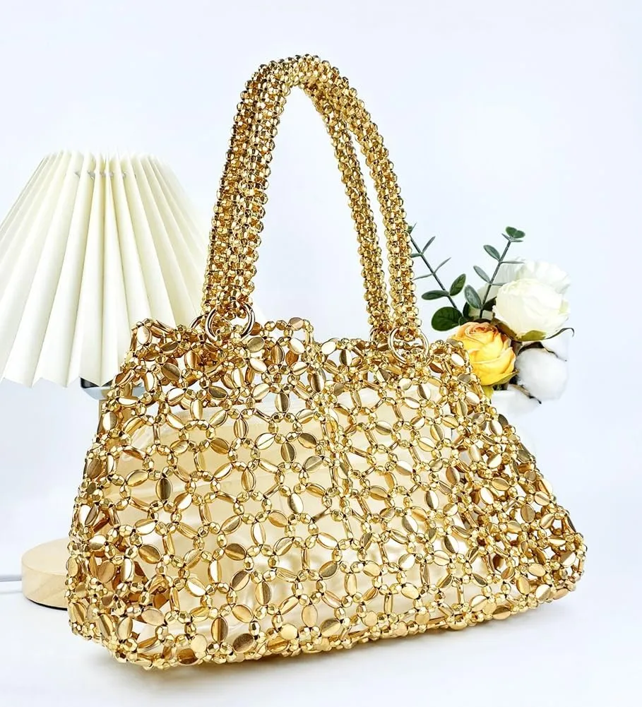 Molodo Acrylic Evening Clutch Purses for Women Elegant Evening Bag Gorgeous Woven Handbag for Wedding Party 2025