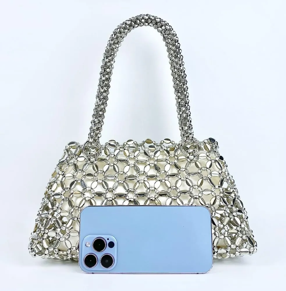Molodo Acrylic Evening Clutch Purses for Women Elegant Evening Bag Gorgeous Woven Handbag for Wedding Party 2025