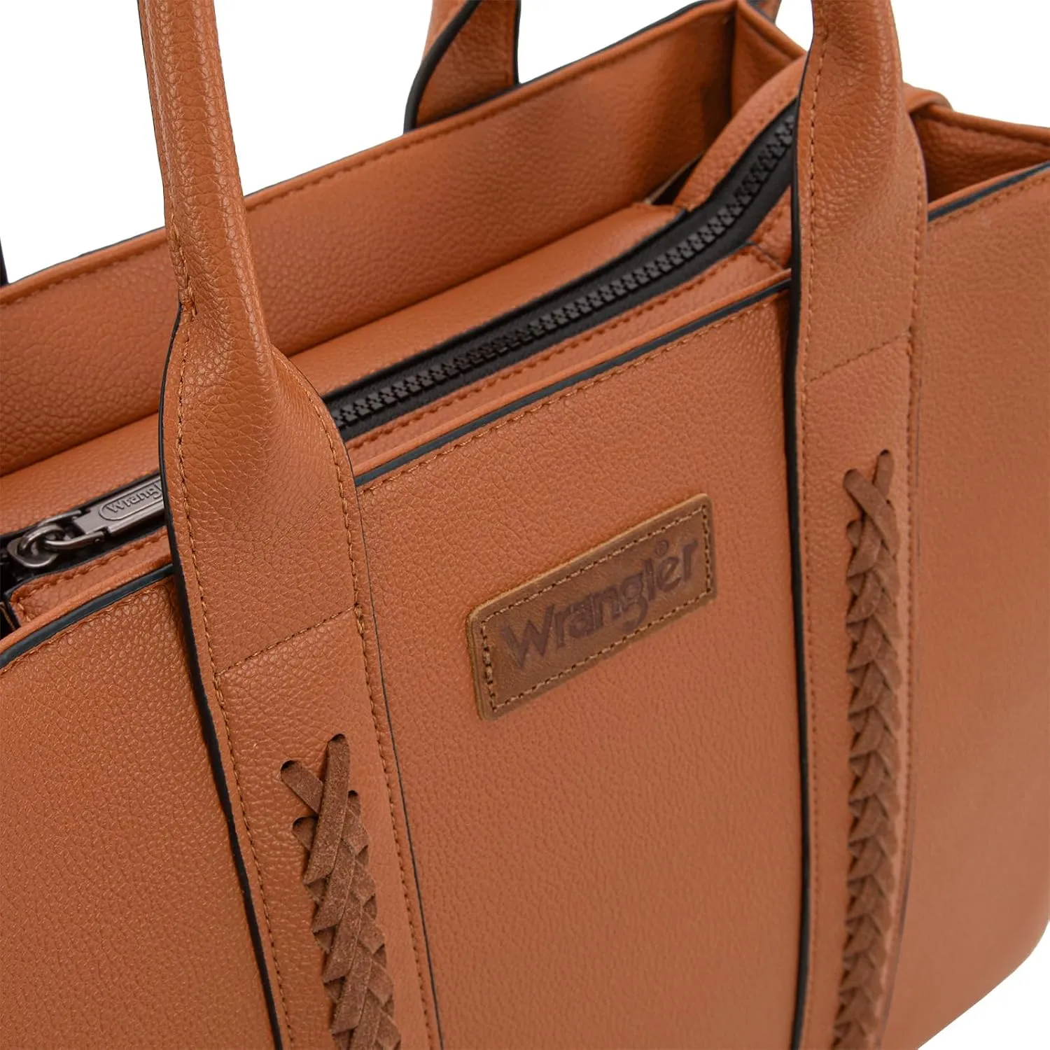 Montana West  Wrangler Purse for Women Large Work Tote Bags with Strap Vintage Top-Handle Handbags