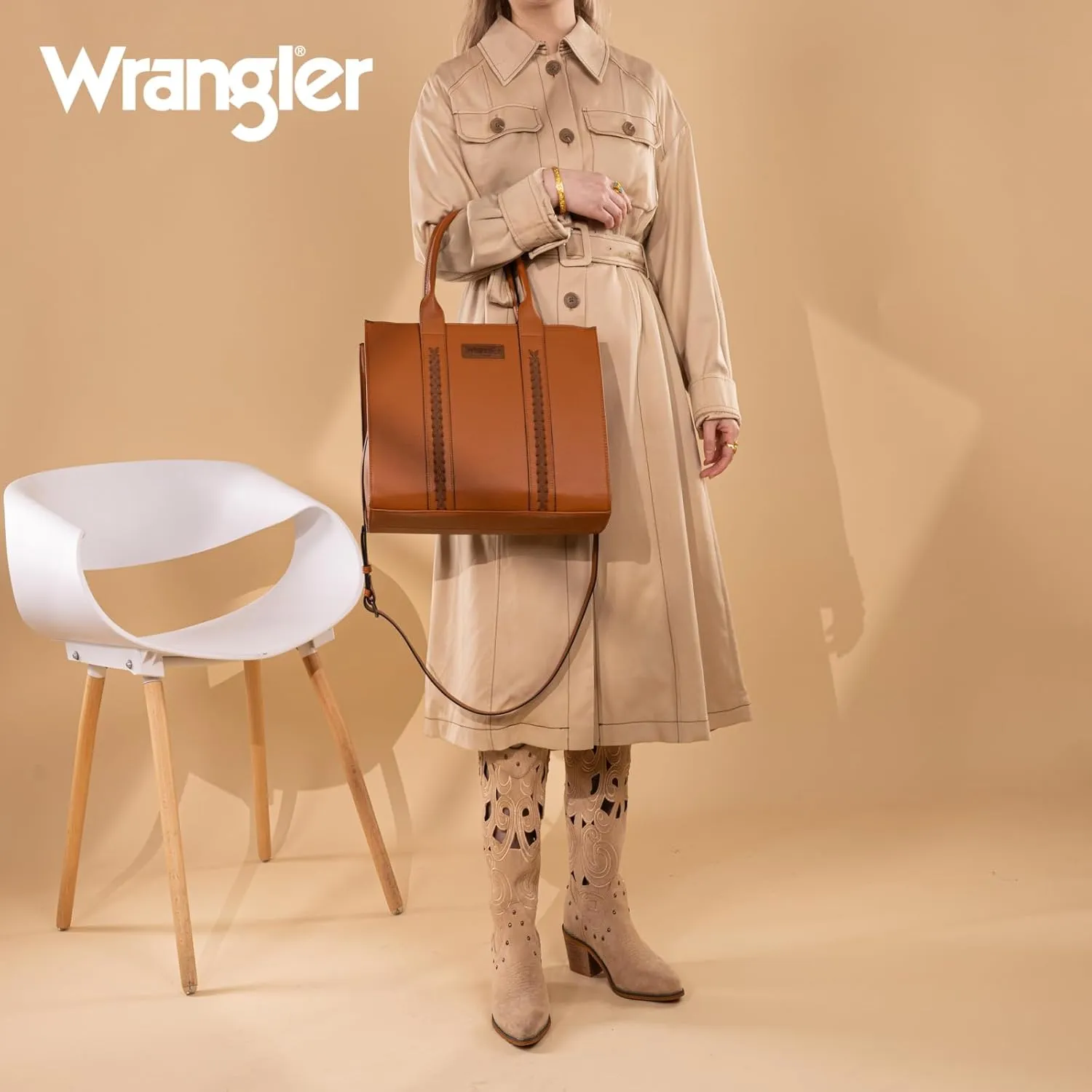 Montana West  Wrangler Purse for Women Large Work Tote Bags with Strap Vintage Top-Handle Handbags