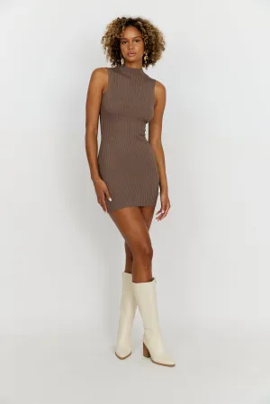 Murphy Ribbed Knit Mini Dress