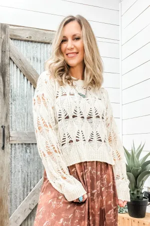 Open Knit Sweater