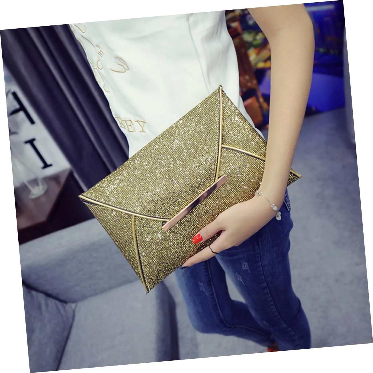 PRETYZOOM Women Handbags Envolope Handbag for Women Envelope Handbag Women Handbag Purse
