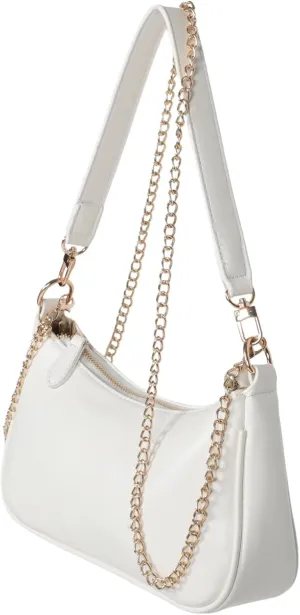 Pu Shoulder Bag Top Handle Purse Trendy Crossbody Handbag Underarm Clutch Purse Small Bag