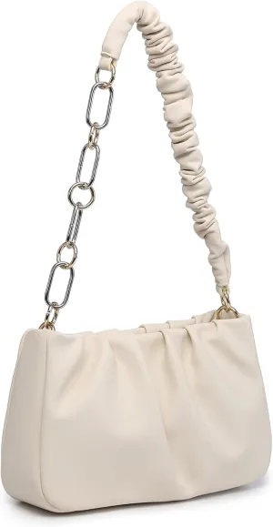 seOSTO Medium Crossbody Bag, Multifunctional Triple Zip Pocket Leather Crossbody Bag for Women
