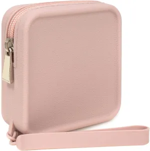 Silicone Mini Makeup Bag Pouch for Purse, Small Cosmetic Travel Bag Zipper Pouch Waterproof Cute Coin Purse Portable Makeup Storage Bag Travel Toiletry Organizers Bag for Women Girls