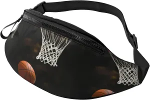 Sport Waist Bag For Men Women-Basketball Board Fanny Pack-Casual Bum Bags Hiking Running Belt Bags