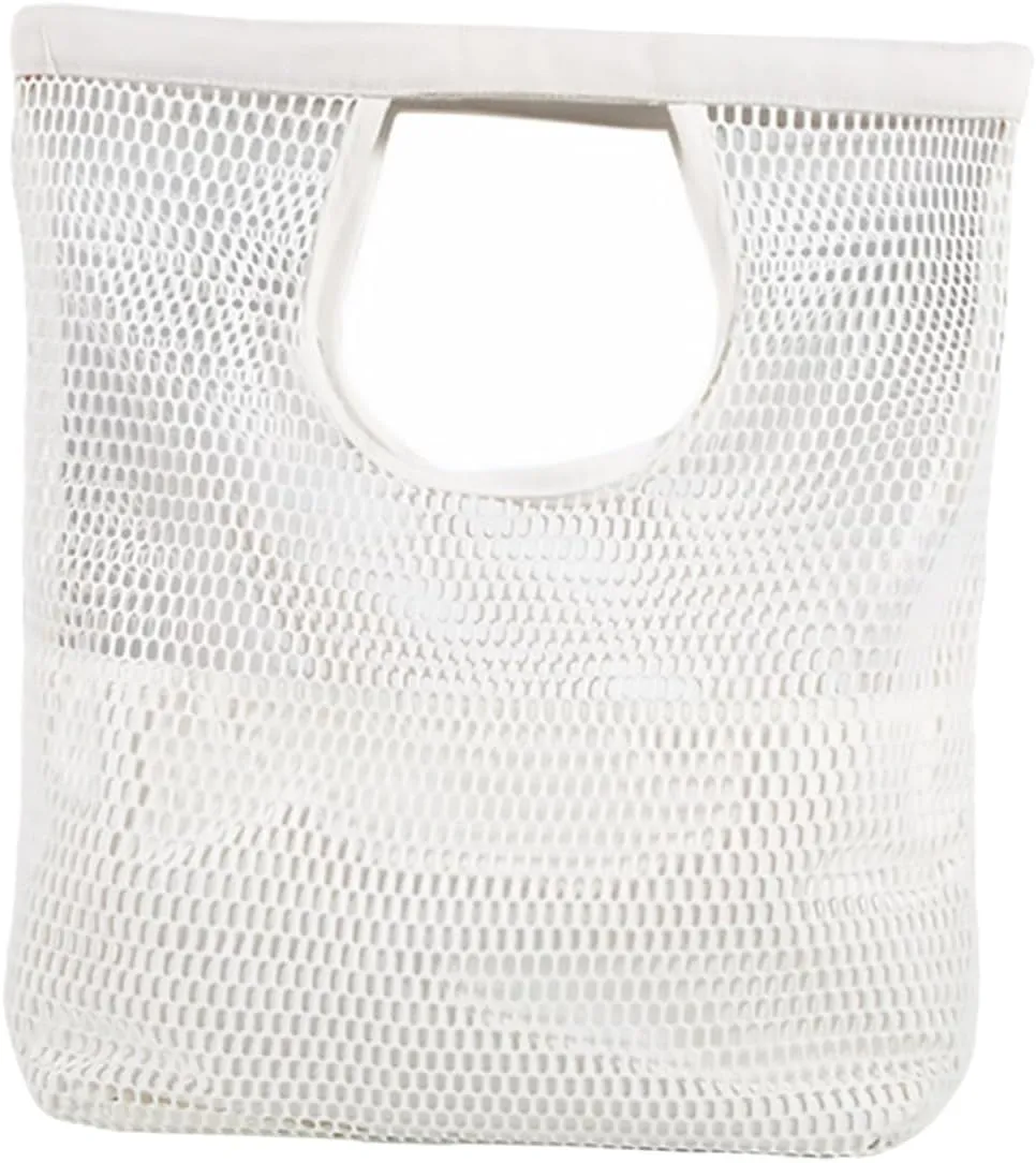 STOBAZA Insulated Beach Bag Oversized Shopping Tote Large Capacity Mesh Beach Bag Portable Shopping Pouch