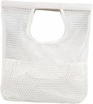 STOBAZA Insulated Beach Bag Oversized Shopping Tote Large Capacity Mesh Beach Bag Portable Shopping Pouch