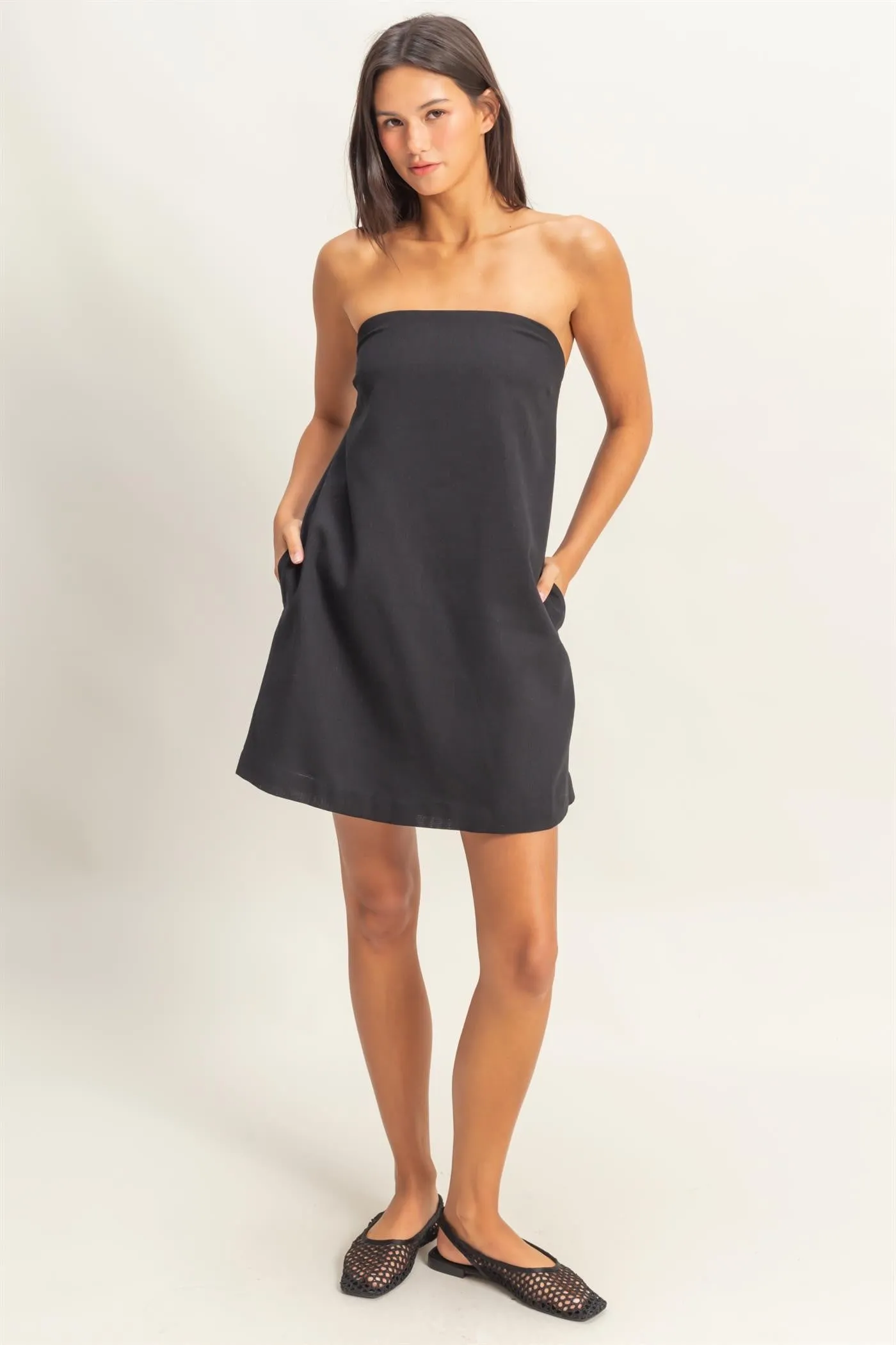 Strapless Mini Dress