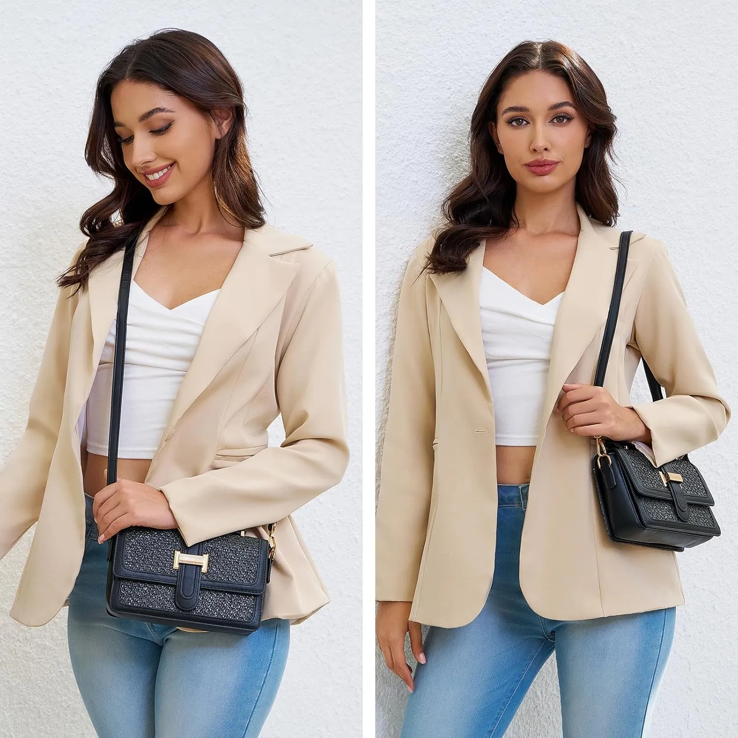 Straw Crossbody Bags for Women Summer Straw Clutch Bag Woven Beach Purse Vacation Handbags