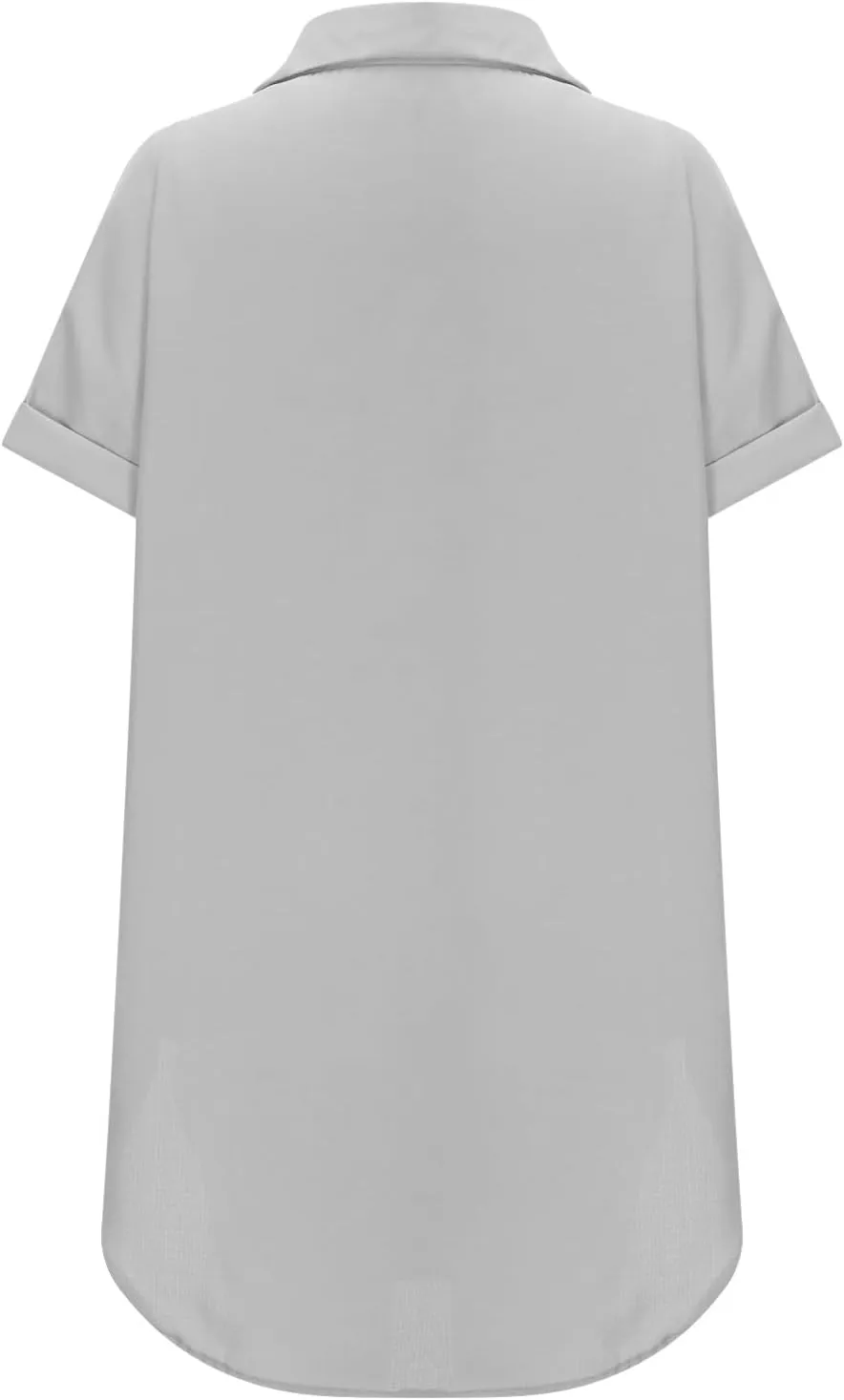 Summer Dresses for Women 2025 Lapel Neck Short Sleeve Shirt Dress Cotton Linen Button Down Mini Dress with Pockets