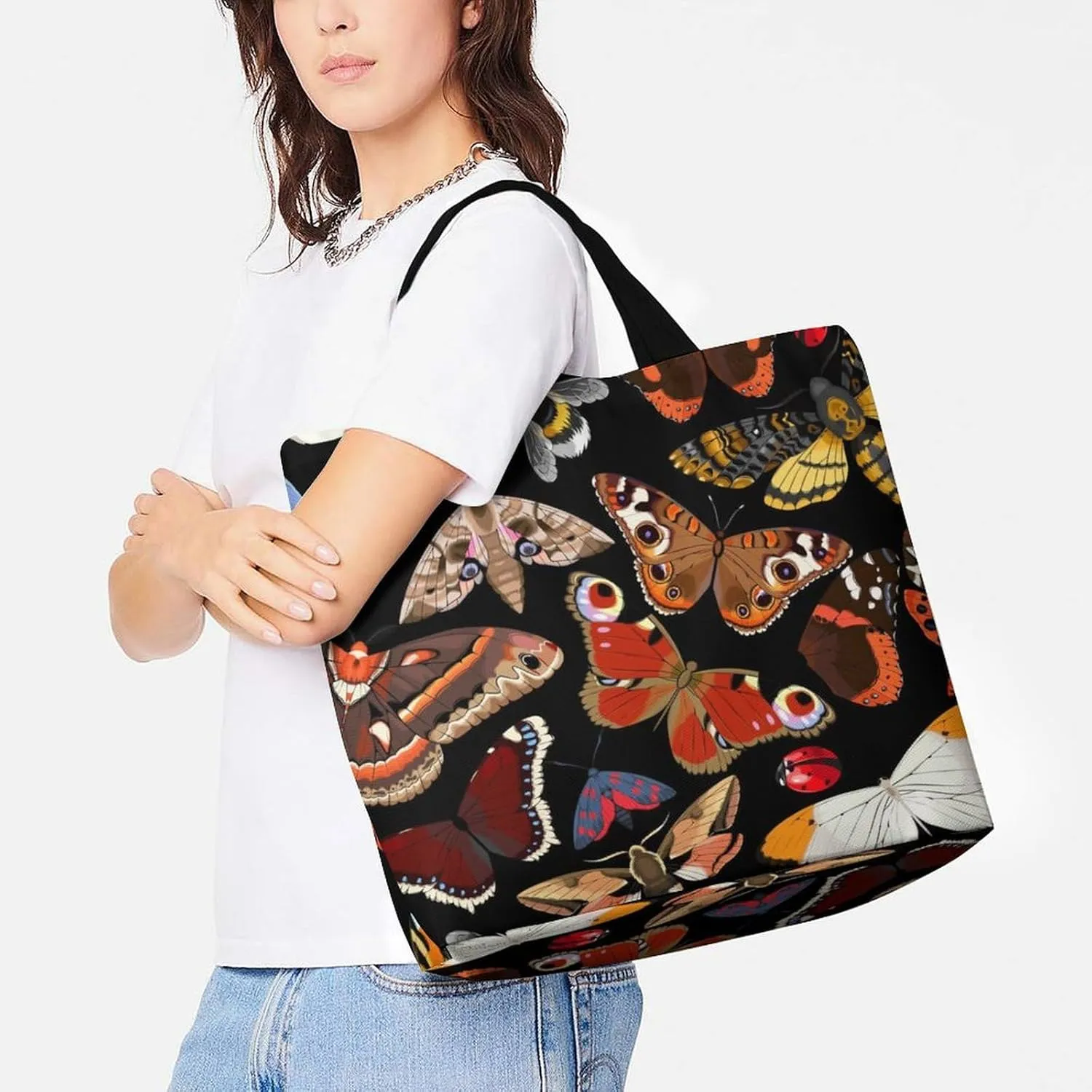 Tote Bag Aesthetic Tote Bag for Women Teacher Shopping Gift Beach Bag