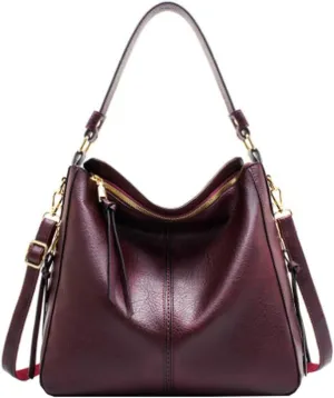 Tote Bag for Women PU Leather Shoulder Bags Fashion Hobo Bags Large Bucket Purse Handbags 2025