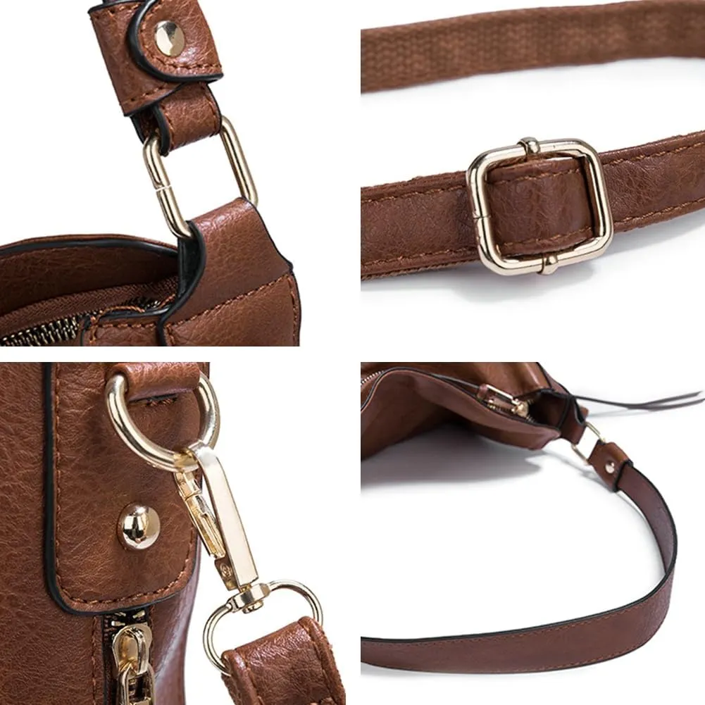 Tote Bag for Women PU Leather Shoulder Bags Fashion Hobo Bags Large Bucket Purse Handbags 2025