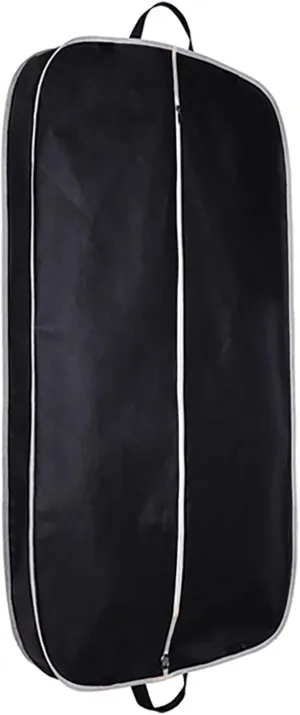 Travel Garment Bags for Hanging Clothes, Suit Bags for Closet Storage with Handles for Clothes, Jackets, Shirts Black Three-Dimensional