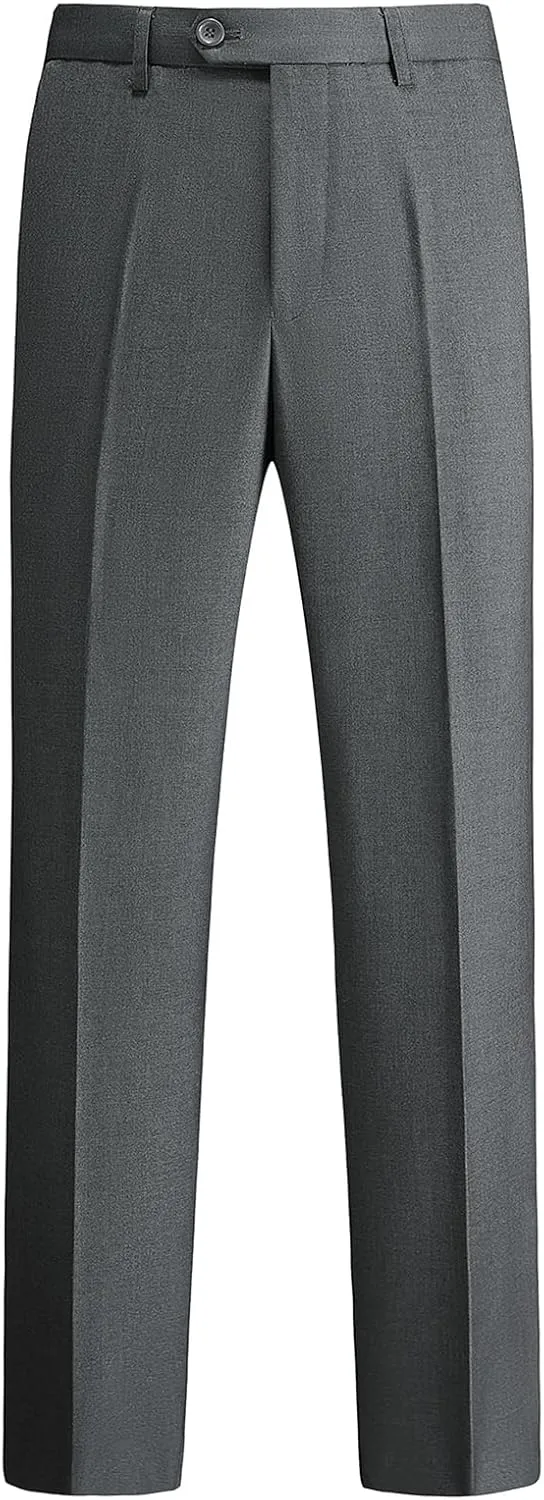 Tuxedo Suits for Men 3 Piece Regular Fit Formal Set Notch Lapel One Button Suit Jacket Pants for Wedding Casual